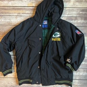 Packers black Starter Jacket Vintage. Size M